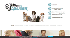 Desktop Screenshot of clinicaveterinariaaguilar.es